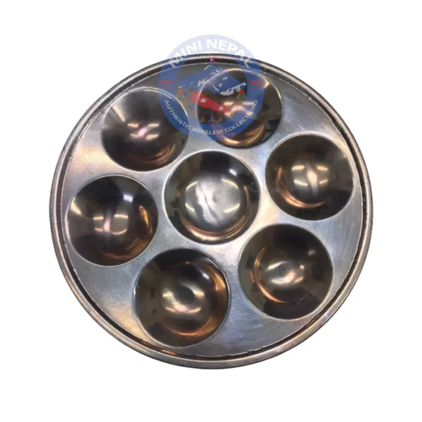 Round Puja Thali