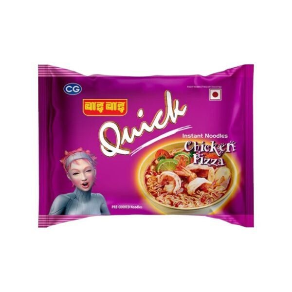 Wai Wai Quick Chicken Pizza Flavored Noodles