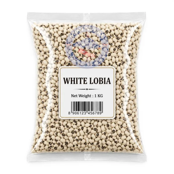 White Lovia  BODI Black Eyed beans 1 Kg